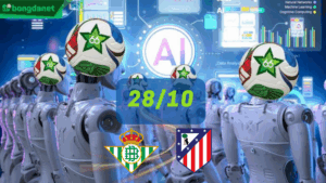 Siêu máy tính dự đoán bóng đá ngày 28/10/2025 tâm điểm đội Real Betis gặp đội Atletico Madrid