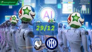 Siêu máy tính dự đoán bóng đá ngày 29/12 tâm điểm Atalanta gặp Inter Milan