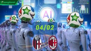 Siêu máy tính dự đoán bóng đá ngày 4/2/2026 tâm điểm Bologna gặp AC Milan