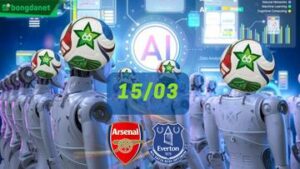 Siêu máy tính dự đoán bóng đá ngày 15/03 tâm điểm đội Arsenal gặp đội Everton