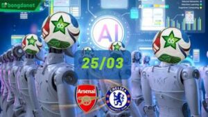 Siêu máy tính dự đoán bóng đá ngày 25/03 tâm điểm đội Nữ Arsenal gặp đội Nữ Chelsea FC